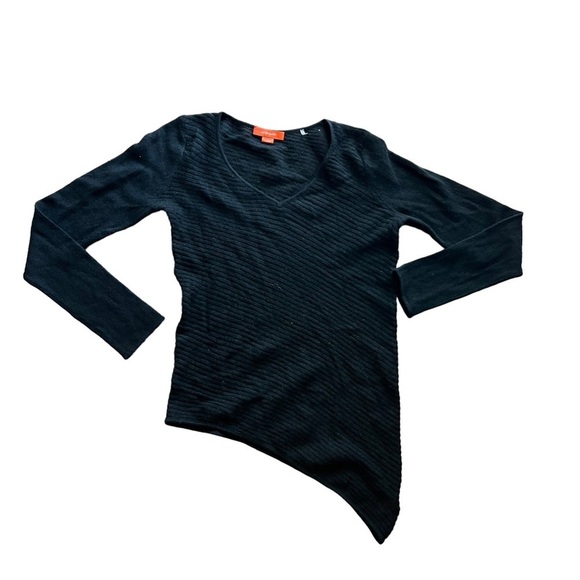 Christopher Fischer Cashmere Asymmetrical Long Sleeve Sweater - Picture 1 of 2